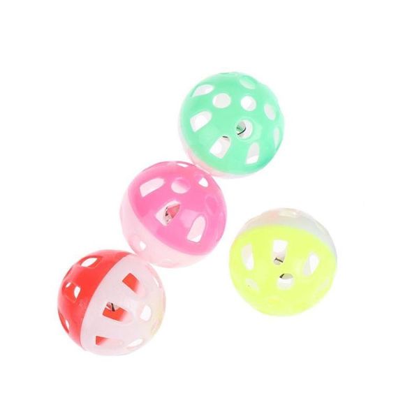 

cat toys pet kitten toy ball plastic hollow bell t k8z8