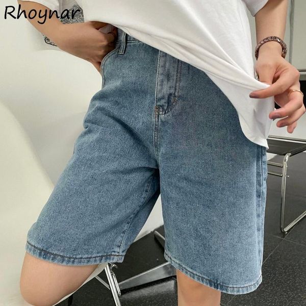 

women's shorts women denim students summer 2021 casual mujer fashion loose wide leg chic sweet college vintage daily streetwear, White;black