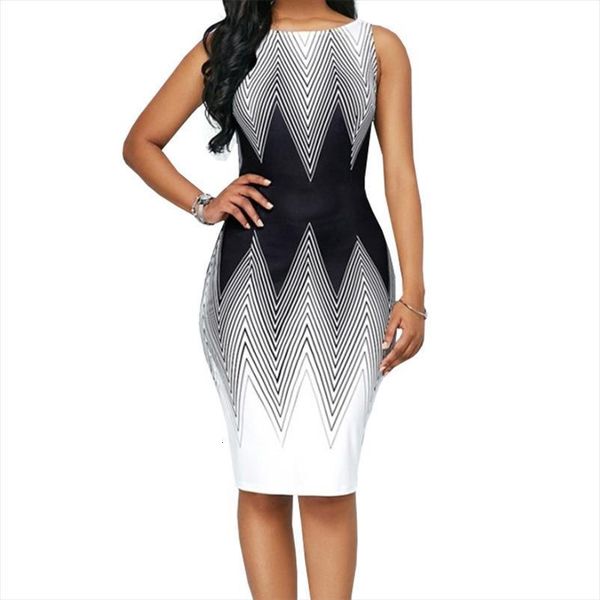 

fashion gradient printed women dress sleeveless vest sundress, Black;gray