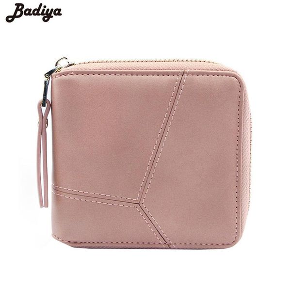 

wallets women ladies pu leather short wallet purse coin pocket card holders retro fashion fold female carteira bags, Red;black