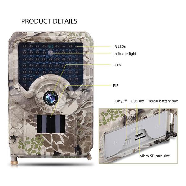 

trail hunting camera wildcamera wild surveillance night version hd camouflage for scouting game waterproof cameras