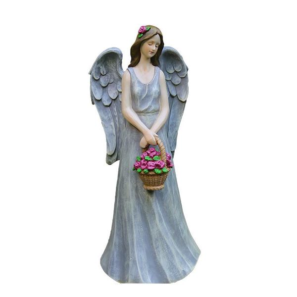 

decorative objects & figurines handmade european style flower fairy ornaments resin angel characters sculptured garden decorations courtyard