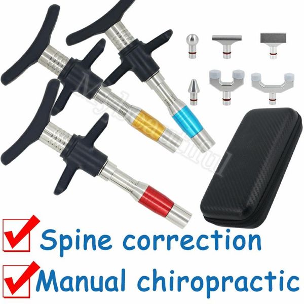 

electric massagers chiropractic adjustment tools spinal pain relief correction manual gun set the iatest physiotherapy massager