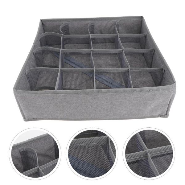 

storage drawers 3pcs household box sock underwear case bedroom supplies (gray)
