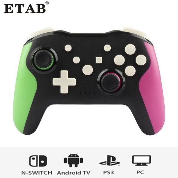 

game controllers & joysticks gamepad for nintedo switch bluetooth-compatible wireless console 6axis dual vibration joystick to ns controller