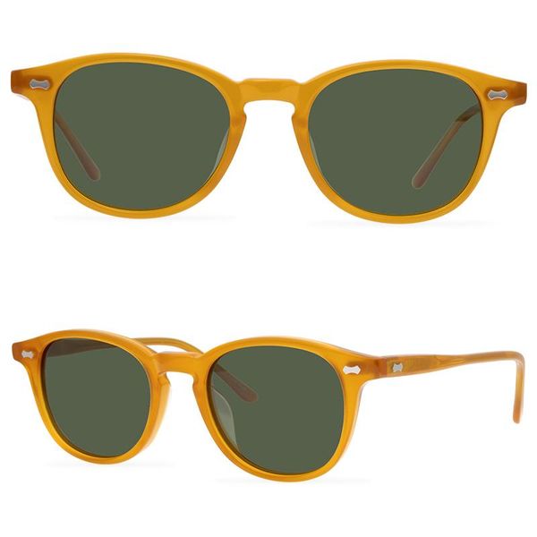 

sunglasses fashion polarized acetate frame color stitching retro, White;black