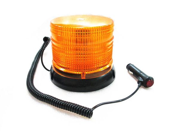 

magnetic mount rotating flashing amber strobe beacon warning light recovery traffic