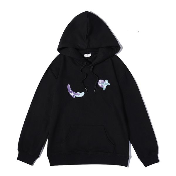 

fashion sportswear hoodie spring and winter couple pullover men's retro, Black