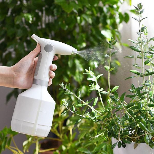 

watering equipments 1l portable electric pressure garden sprayer spray bottle kettle plant flowers can pressurized gardening tools