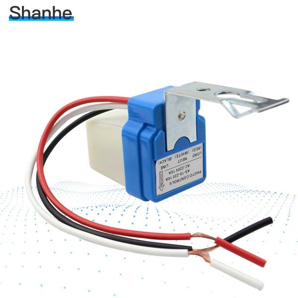 

smart home control automatic auto on off pocell street light switch ac220v 50-60hz 10a po poswitch sensor dc12v as-10