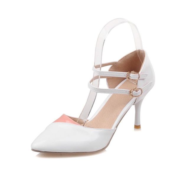 

oversized pointed high heel sandals heels women shoes woman summer ladies, Black