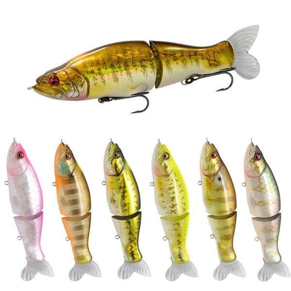 

fishing hooks multi jointed swimbaits slow sinking bionic swimming lures bass freshwater saltwater kit lifelike