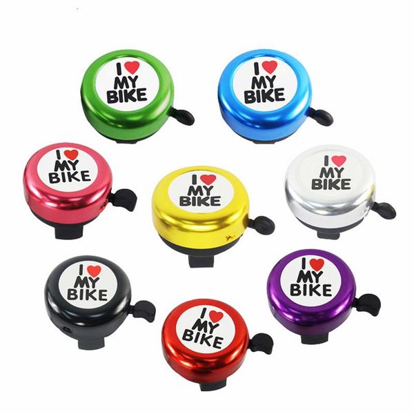 

bike horns 1pc bicycle bell horn alarm warning ring i love my printed clear sound cute accessory