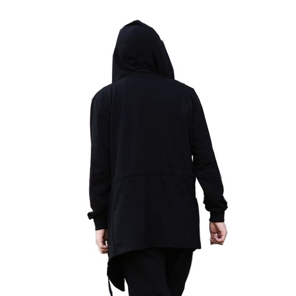 

wholesale avant-garde big hood double mens hoodies sweatshirts black cloak assassins creed jacket outwear oversize kg-128