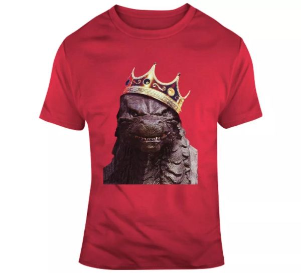 

godzilla king of monsters hip hop rap trending parody funny t shirt, White;black