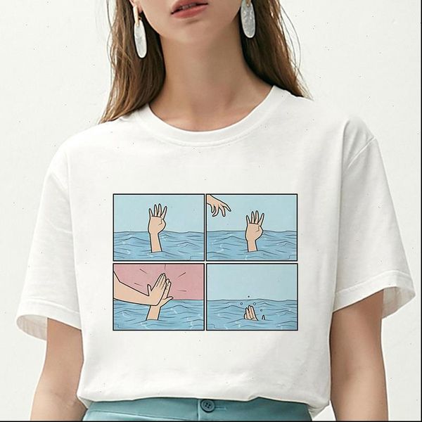 

my depression womens t shirts brain anxiety letter print woment shirt spoof personality vogue harajuku casual girl, White