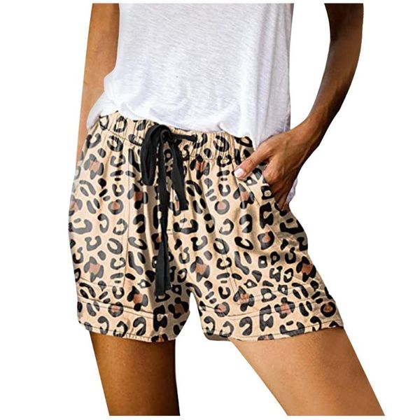 

fashion shorts for women bohemian casual sunflower floral printed drawstring short femme loose yellow women's, White;black