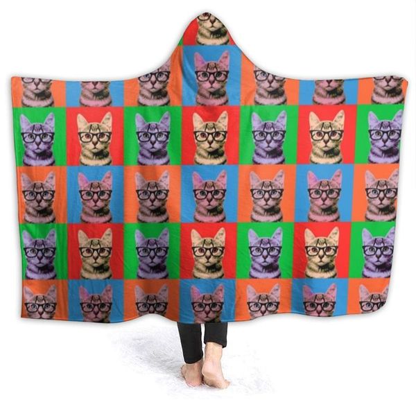 

blankets art blanket cold soft with hood fashion fuzzy fleece bedspread