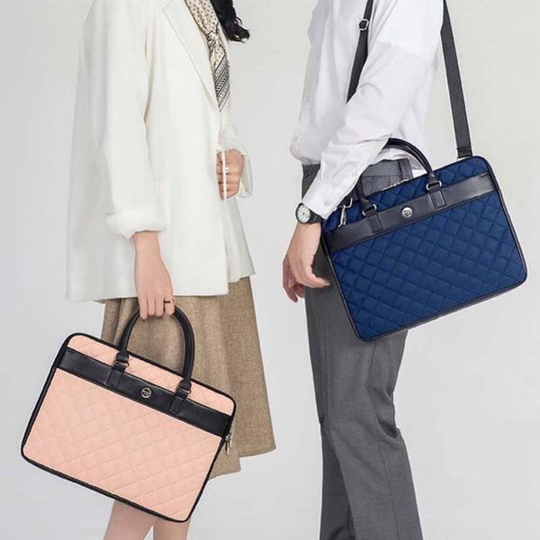 

briefcases 14inch women briefcase lapbusiness bag notebooks pens organizer messenger handbag shoulder