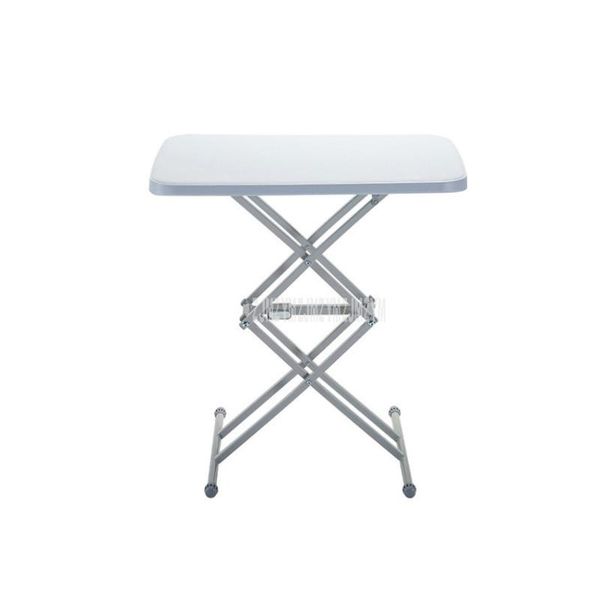 

foldable outdoor table steel frame portable camping traval picnic 4 gear height adjustable household barbecue camp furniture