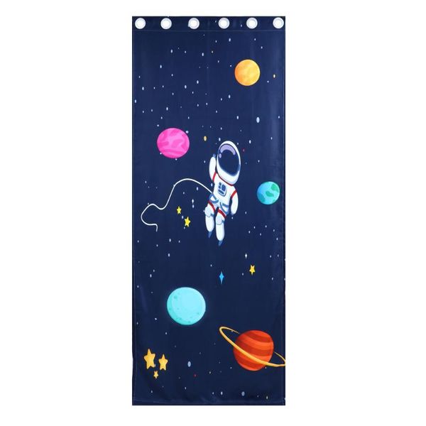 

1pc astronaut planet curtain window sheer lightproof blackout & drapes