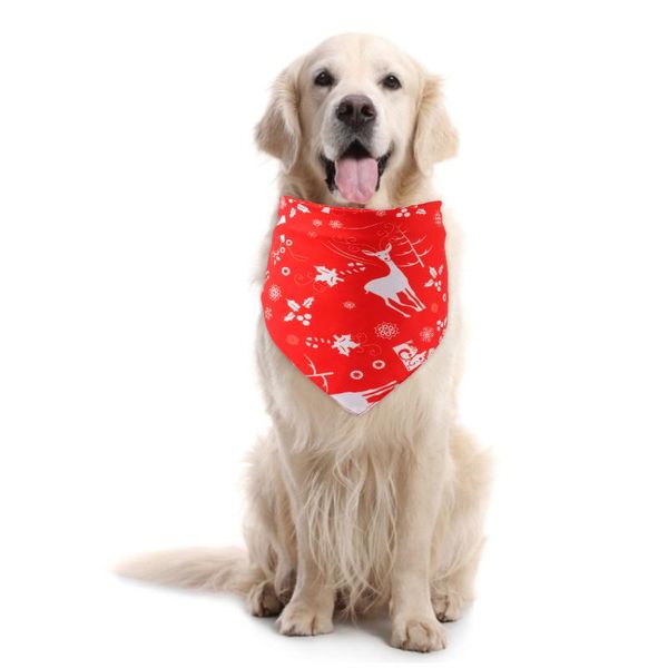 

dog apparel bandanas large pet scarf bandana for cotton christmas washable bow ties collar cat accessories