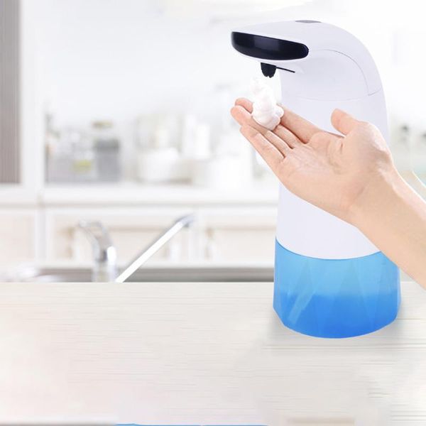 

liquid soap dispenser automatic foam touchless foaming infrared motion sensor hands-pump for bathroom kitchen 250ml
