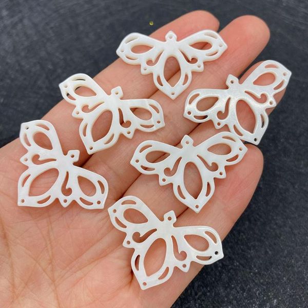

Charms Wholesale Multicolor Flower Shape Pendant Natural Shells For Jewelry Making DIY Handmade Accessories Beaded Decoration Fashion, Bronze;silver