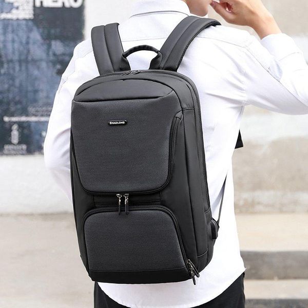 

backpack puimentiua lapusb school bag rucksack anti theft men backbag travel daypacks male leisure mochila 2021