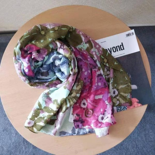 

scarves 2021 latest spanish brand desigu fashion women scarf shawl beach towel wholesale, Blue;gray