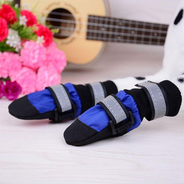 

dog apparel winter pet soft bottom paws to wear large shoes walking breathable and warm accessories