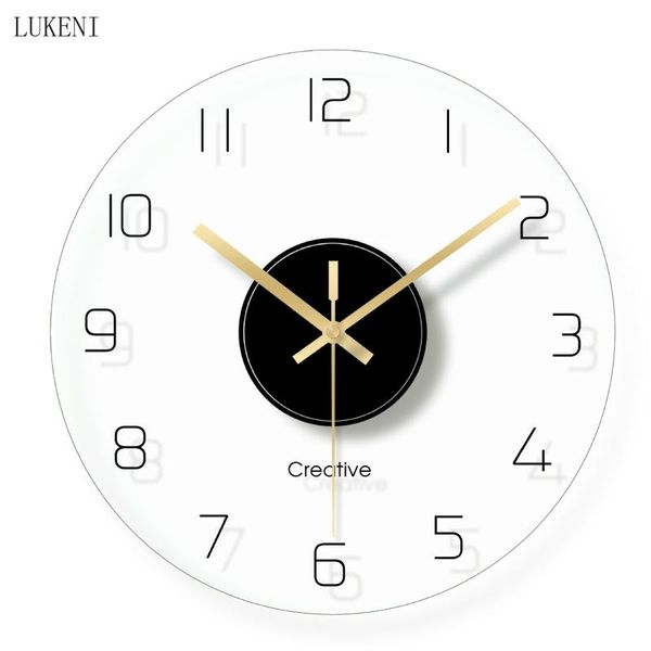 

wall clocks classic tempered glass clock home decor