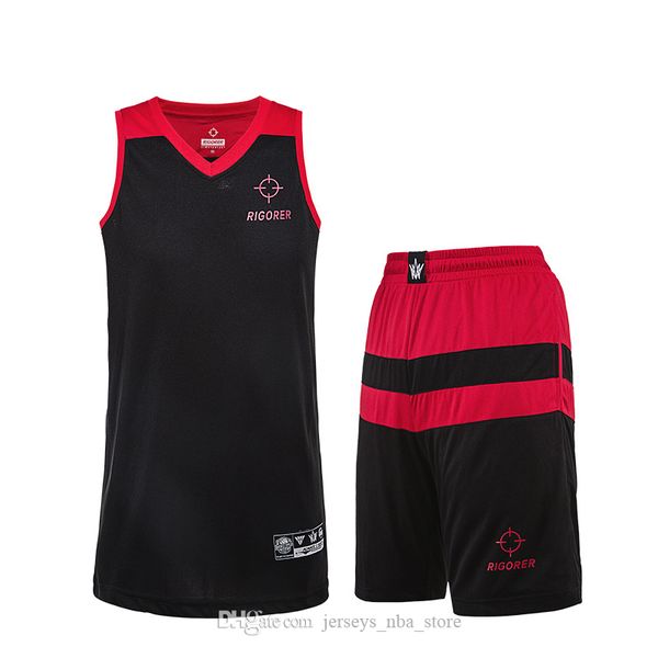 

2021 basketball jersey 445, Black;red