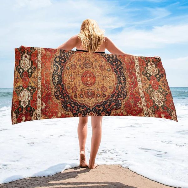 

towel persian carpet bath microfiber travel beach towels bathroom supplies quick-dry for adults