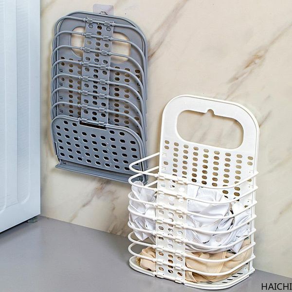 

dirty clothes basket foldable hanging storage rack laundry & organization