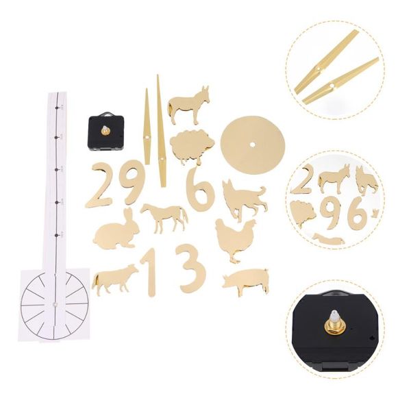

wall clocks 1pc 3d clock household living room bedroom decorative silent