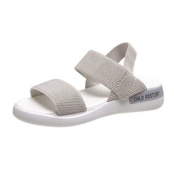 

sandals 2021 summer fashion women chunky beach sandal denim comfortable sandalias mujer gladiator platform women's roman shoes, Black