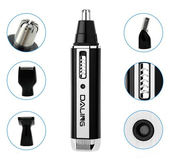 

electric nose & ear trimmers shaver rechargeable beard trimmer barber machine triple floating blade heads shaving razors face care men