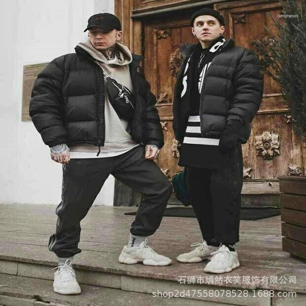 

luxury designer men's padded jacket thick down cotton on behalf of the winter trend men1, Black