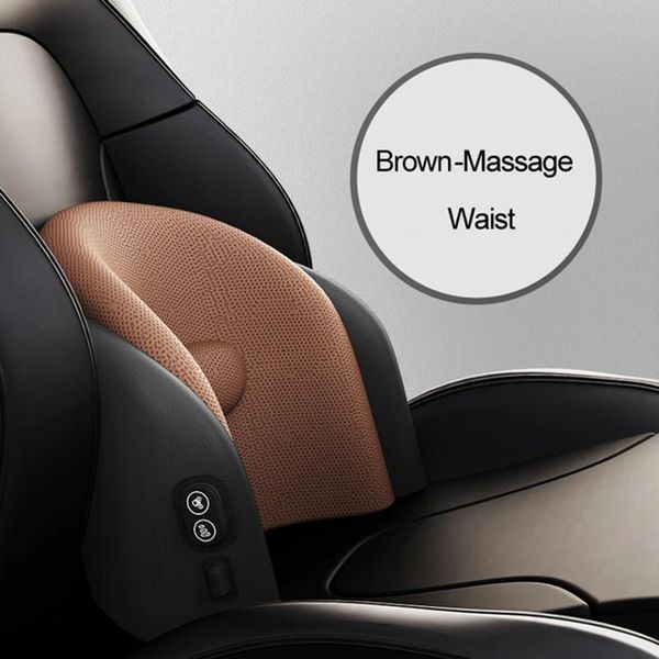 

seat cushions car electric massager pillow seats back support headrest simulation human massage for travel home office