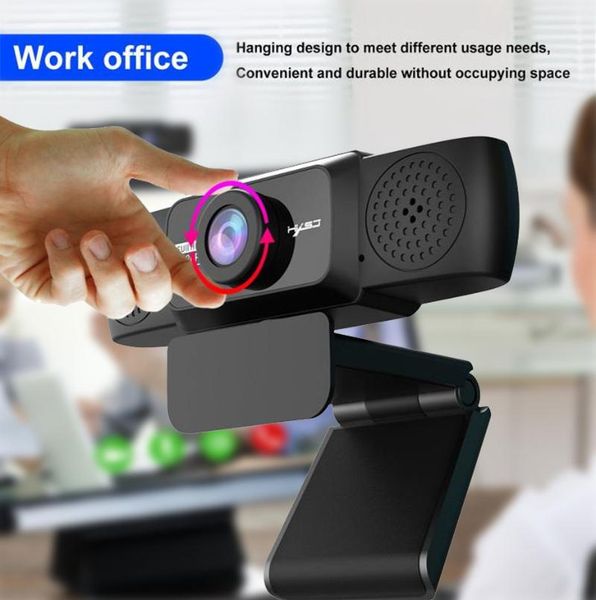 

webcams 1080p hd webcam with mic rotatable pc deskweb camera cam mini computer webcamera video recording work