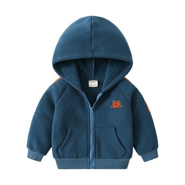 

jackets 2021 winter children outwear fashion bomber jacket for boy kids designer clothes long sleeve hoodie casual high quality, Blue;gray
