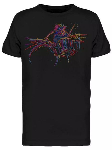 

Musician With His Drums Tee Men's -Image by Shutterstock Men's T-shirt, White;black