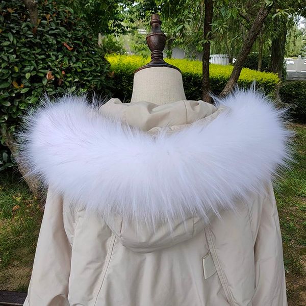 

scarves 2021 style faux fur collar scarf women men children jackets hood 100% 50/60/70/80/90cm zkg38, Blue;gray