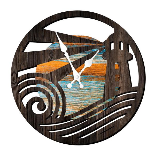 

wall clocks unique design decorative clock european style silent wooden modern for living room home decor wood