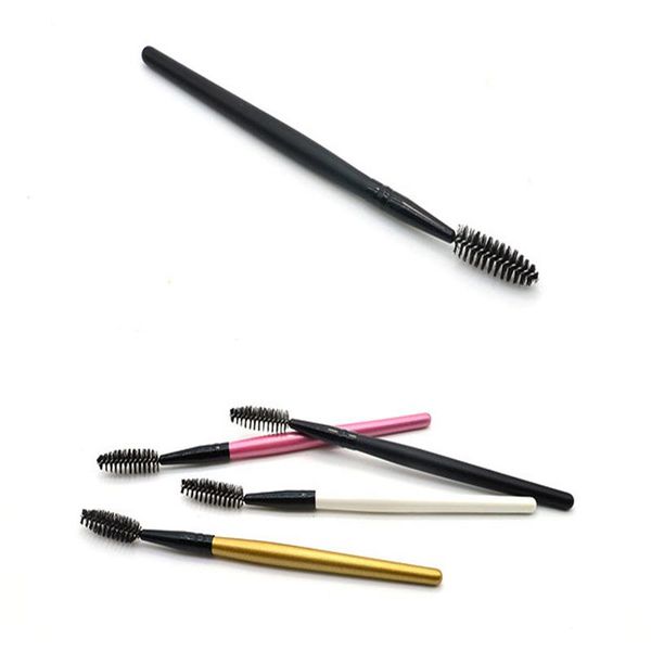 

makeup brushes 2pcs spiral eyelash brush eyebrow long rod portable styling