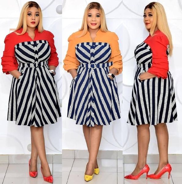 

ethnic clothing 2021 summer african women plus size dress dresses for 2xl-6xl, Red