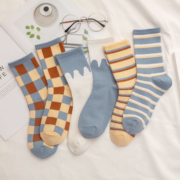 

918men's cotton socks medium stockings sports spring summer thin air tight, Black