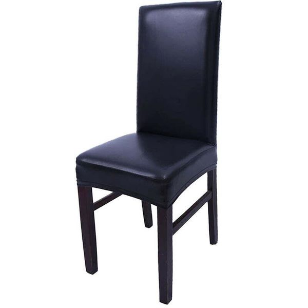 

leather seat elastic chair cover universal stretchable stretch furniture home covers