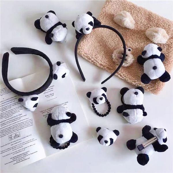 

women panda headbands vintage cross knot elastic hairbands bandanas girls hair bands accessories, Slivery;white